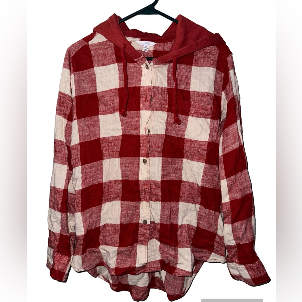 Time and tru hoodie flannel